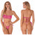 Sexy see through Bandeau lingerie set