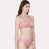 Wire-Free Women&#39;s Cotton Sports Bra Panty Set (2 pack)