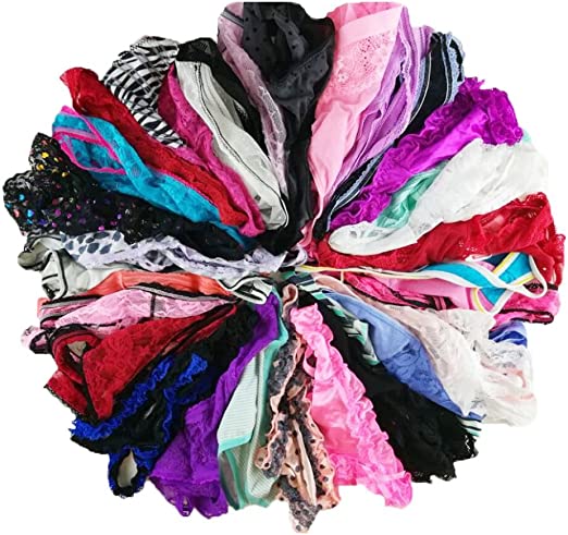(Pk of 10) Mix Assorted Thongs for Women&#39;s